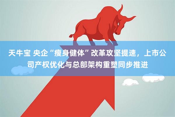 天牛宝 央企“瘦身健体”改革攻坚提速，上市公司产权优化与总部架构重塑同步推进